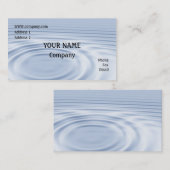 水さざ波 名刺 (正面/裏面)