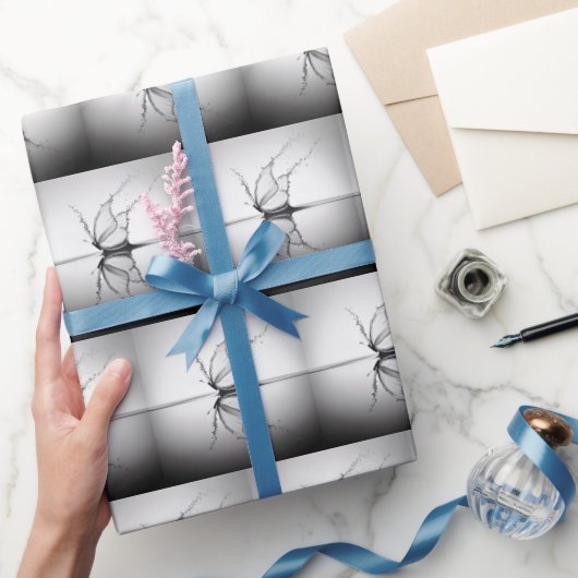 水しぶきの中の蝶 ラッピングペーパー (ギフト)