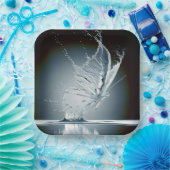 水しぶきを作成する蝶 ペーパープレート (パーティー)