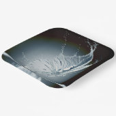 水しぶきを作成する蝶 ペーパープレート (傾斜あり)