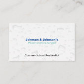 水しぶきプロフェッショナル圧洗浄サービス 名刺 (裏面)