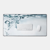 水しぶき内の気泡 デスクマット (キーボード&マウス)