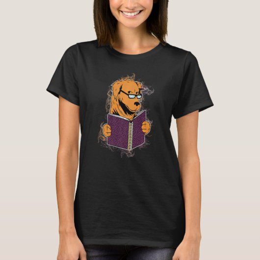 水しぶき犬の学習書 Tシャツ (正面)