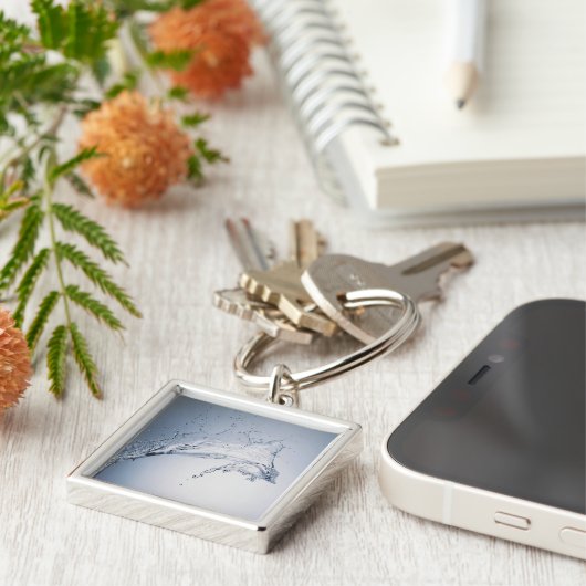 水しぶき キーホルダー (側面)