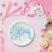 水しぶき ペーパープレート (パーティー)