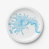 水しぶき ペーパープレート (正面)