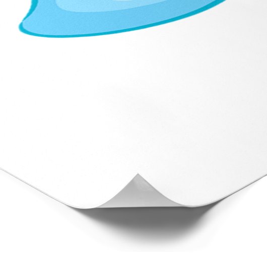 水しぶき ポスター (角)