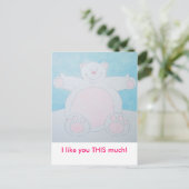 水たまりが欲しい！ ポストカード (スタンド正面)