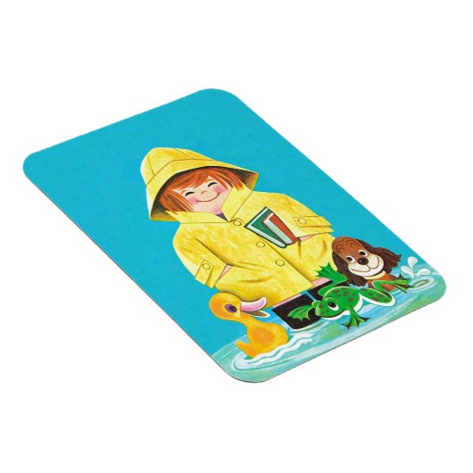 水たまりのおもしろい マグネット (右側)