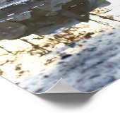 水たまりの反射自然 ポスター (角)