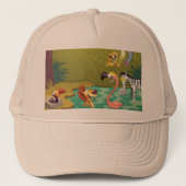 水たまりの日没 キャップ (正面)