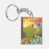 水たまりの日没 キーホルダー (正面左)