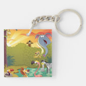 水たまりの日没 キーホルダー (裏面)