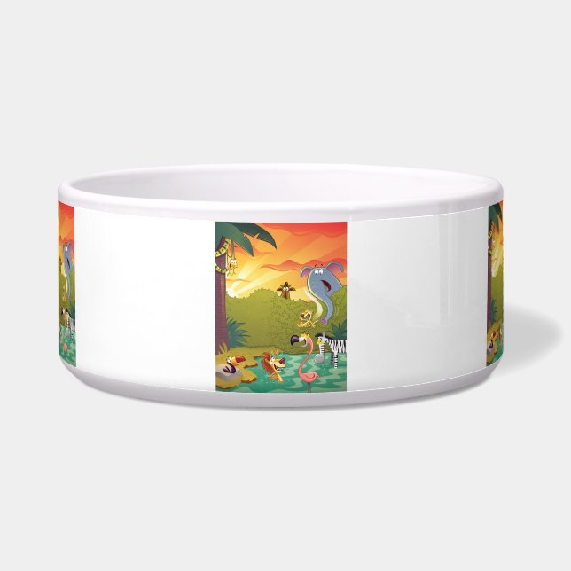 水たまりの日没 ボウル (正面)