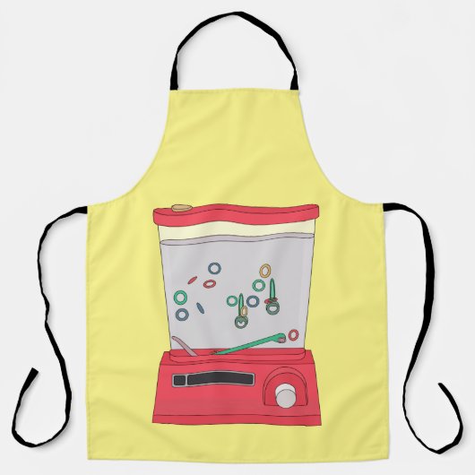 水っぽいリングや輪トス エプロン (正面)