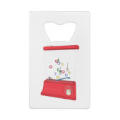 水っぽいリングや輪トス クレジットカード栓抜き (裏面)