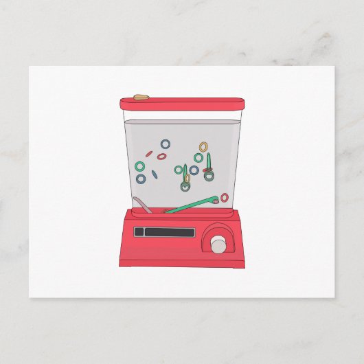 水っぽいリングや輪トス ポストカード (正面)