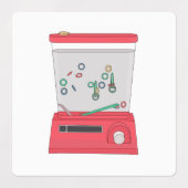 水っぽいリングや輪トス ラベル (デザイン2)