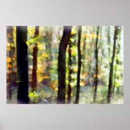 水っぽい森 ポスター