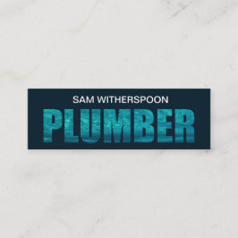 水っぽい配管設備 スキニー名刺