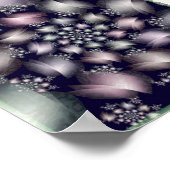 水で洗った絹のリボンジュリア ポスター (角)