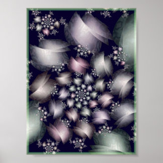 水で洗った絹のリボンジュリア ポスター