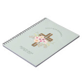 水で洗われた大人のバプテスマパーソナライズされたス ノートブック (左側)