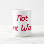 水で絵を描ない コーヒーマグカップ (中央)