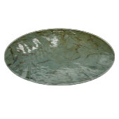 水で覆われた岩スラブの自然写真 カッティングボード (角)