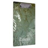 水で覆われた岩スラブの自然写真 クリップボード (右)