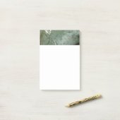 水で覆われた岩スラブの自然写真 ポストイット (デスク上)