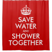 水とシャワーを一緒に行う(保Calmスタイル) シャワーカーテン (正面)