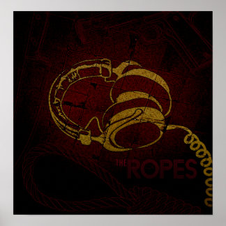 水とヘッドフォンのポスター ポスター