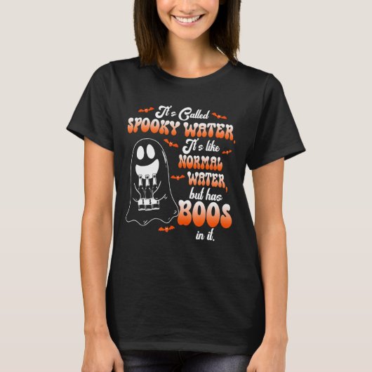 水と呼ば不気味れ普通の水の部と同じ Tシャツ (正面)