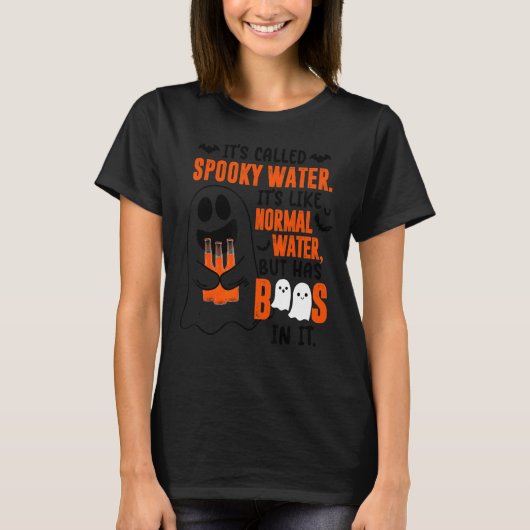 水と呼ば不気味れ普通の水の部と同じ Tシャツ (正面)