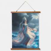 水と嵐の三位一体の女神 吊り下げ型タペストリー (正面2)