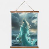水と嵐の三位一体の女神 吊り下げ型タペストリー (正面3)