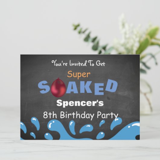 水と戦いの誕生パーティー 招待状 (スタンド正面)