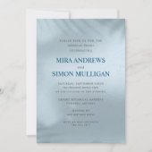 水と氷の要素リハーサルディナー 招待状 (正面)