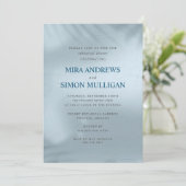 水と氷の要素リハーサルディナー 招待状 (スタンド正面)