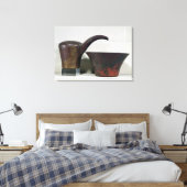 水と洗面器（銅） キャンバスプリント (インサイチュ (寝室))