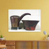 水と洗面器（銅） キャンバスプリント (インサイチュ (リビング))