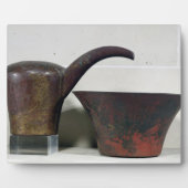 水と洗面器（銅） フォトプラーク (正面)