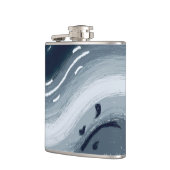 水と火はインとヤンのような調和 フラスク (左)