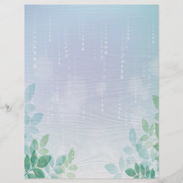 水と緑 レターヘッド (正面)