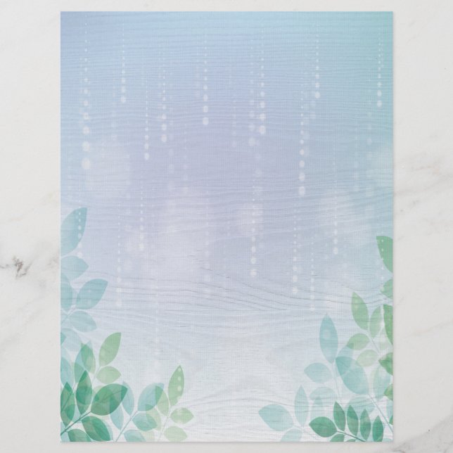 水と緑 レターヘッド (正面)