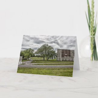 水と遊んでいるイルカ カード