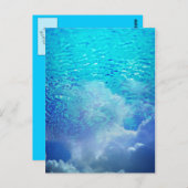 水と雲 ポストカード (正面/裏面)