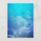 水と雲 ポストカード (正面)