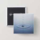 水にさざ波 缶バッジ (正面&裏面)